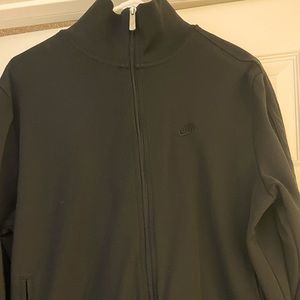 Black Nike zip up sweatshirt